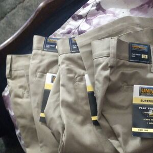 Universal Tan Flat Front Shorts